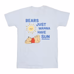 Disney - T-shirt BEARS JUST WANNA HAVE SUN - Homme (Blanc)