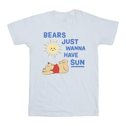 Disney - T-shirt BEARS JUST WANNA HAVE SUN - Homme (Blanc)