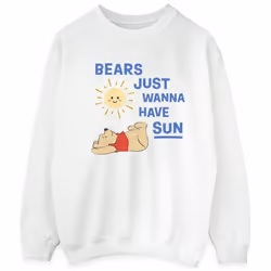 Disney - Sweat BEARS JUST WANNA HAVE SUN - Homme (Blanc)