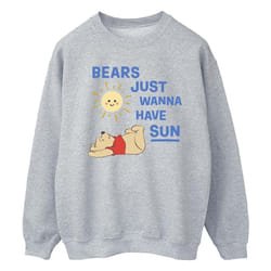 Disney - Sweat BEARS JUST WANNA HAVE SUN - Homme (Gris chiné)