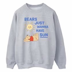 Disney - Sweat BEARS JUST WANNA HAVE SUN - Homme (Gris chiné)