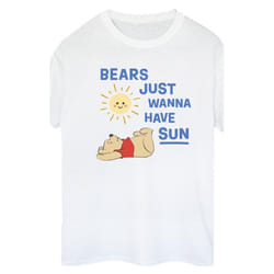 Disney - T-shirt BEARS JUST WANNA HAVE SUN - Femme (Blanc)