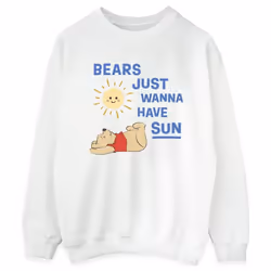 Disney - Sweat BEARS JUST WANNA HAVE SUN - Femme (Blanc)