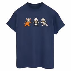 Disney - T-shirt DUCK TALES HALLOWEEN - Femme (Bleu marine)