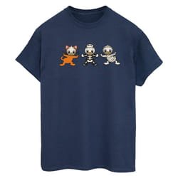 Disney - T-shirt DUCK TALES HALLOWEEN - Femme (Bleu marine)