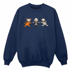 Disney - Sweat DUCK TALES HALLOWEEN - Garçon (Bleu marine)