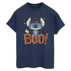 Disney - T-shirt BOO! - Femme (Bleu marine)