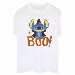 Disney - T-shirt BOO! - Femme (Blanc)