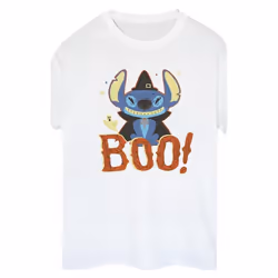 Disney - T-shirt BOO! - Femme (Blanc)