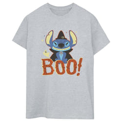 Disney - T-shirt BOO! - Femme (Gris chiné)