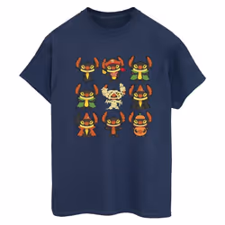 Disney - T-shirt - Femme (Bleu marine)