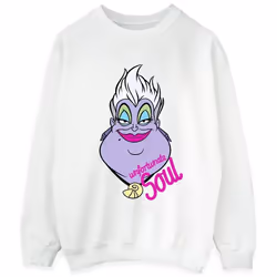 Disney - Sweat UNFORTUNATE SOUL - Homme (Blanc)