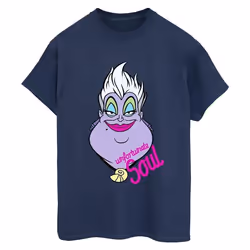 Disney - T-shirt UNFORTUNATE SOUL - Femme (Bleu marine)