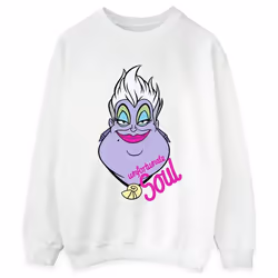 Disney - Sweat UNFORTUNATE SOUL - Femme (Blanc)