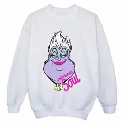 Disney - Sweat UNFORTUNATE SOUL - Garçon (Blanc)
