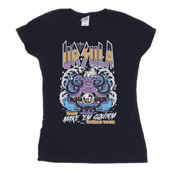 Disney - T-shirt MAKE EM SQUIRM - Femme (Bleu marine)