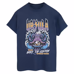 Disney - T-shirt MAKE EM SQUIRM - Femme (Bleu marine)