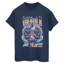 Disney - T-shirt MAKE EM SQUIRM - Femme (Bleu marine)