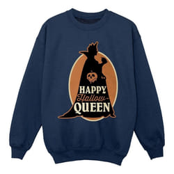 Disney - Sweat HALLOW QUEEN - Fille (Bleu marine)