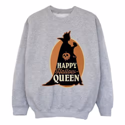 Disney - Sweat HALLOW QUEEN - Fille (Gris chiné)