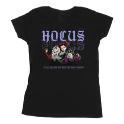 Disney - T-shirt HOCUS POCUS HALLOWS EVE - Femme (Noir)