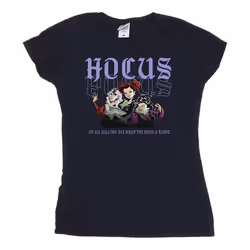 Disney - T-shirt HOCUS POCUS HALLOWS EVE - Femme (Bleu marine)