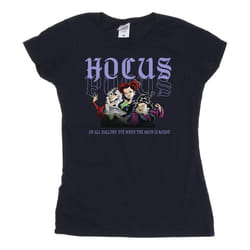 Disney - T-shirt HOCUS POCUS HALLOWS EVE - Femme (Bleu marine)