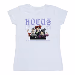 Disney - T-shirt HOCUS POCUS HALLOWS EVE - Femme (Blanc)