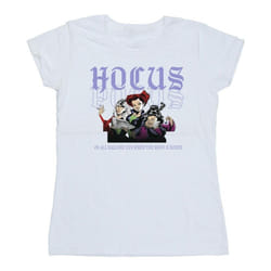 Disney - T-shirt HOCUS POCUS HALLOWS EVE - Femme (Blanc)