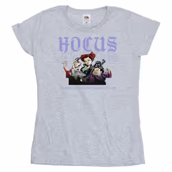Disney - T-shirt HOCUS POCUS HALLOWS EVE - Femme (Gris chiné)
