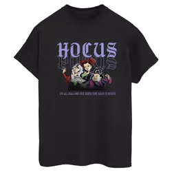 Disney - T-shirt HOCUS POCUS HALLOWS EVE - Femme (Noir)