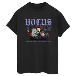 Disney - T-shirt HOCUS POCUS HALLOWS EVE - Femme (Noir)