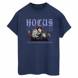 Disney - T-shirt HOCUS POCUS HALLOWS EVE - Femme (Bleu marine)