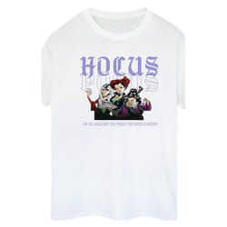 Disney - T-shirt HOCUS POCUS HALLOWS EVE - Femme (Blanc)