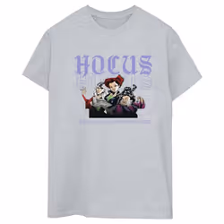 Disney - T-shirt HOCUS POCUS HALLOWS EVE - Femme (Gris chiné)