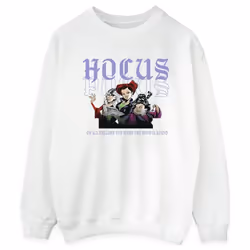 Disney - Sweat HOCUS POCUS HALLOWS EVE - Femme (Blanc)