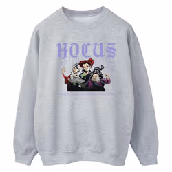 Disney - Sweat HOCUS POCUS HALLOWS EVE - Femme (Gris chiné)