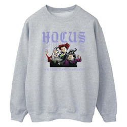 Disney - Sweat HOCUS POCUS HALLOWS EVE - Femme (Gris chiné)
