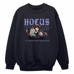 Disney - Sweat HOCUS POCUS HALLOWS EVE - Garçon (Noir)