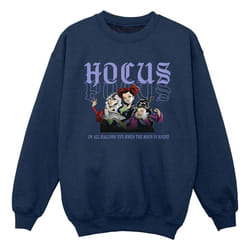 Disney - Sweat HOCUS POCUS HALLOWS EVE - Garçon (Bleu marine)