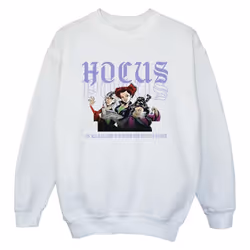 Disney - Sweat HOCUS POCUS HALLOWS EVE - Garçon (Blanc)