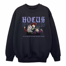 Disney - Sweat HOCUS POCUS HALLOWS EVE - Fille (Noir)