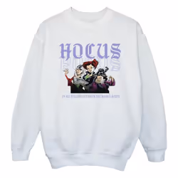 Disney - Sweat HOCUS POCUS HALLOWS EVE - Fille (Blanc)