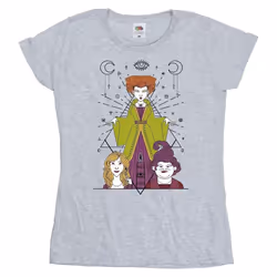 Disney - T-shirt HOCUS POCUS - Femme (Gris chiné)