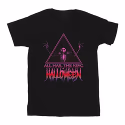 Disney - T-shirt THE NIGHTMARE BEFORE CHRISTMAS HALLOWEEN KING - Homme (Noir)