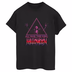 Disney - T-shirt THE NIGHTMARE BEFORE CHRISTMAS HALLOWEEN KING - Femme (Noir)