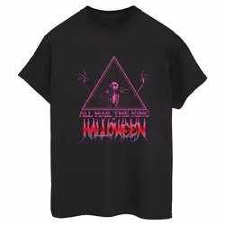Disney - T-shirt THE NIGHTMARE BEFORE CHRISTMAS HALLOWEEN KING - Femme (Noir)