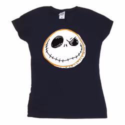Disney - T-shirt THE NIGHTMARE BEFORE CHRISTMAS - Femme (Bleu marine)