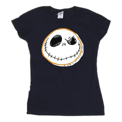 Disney - T-shirt THE NIGHTMARE BEFORE CHRISTMAS - Femme (Bleu marine)