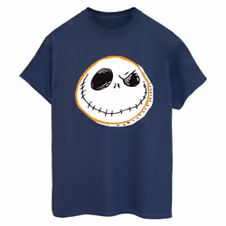 Disney - T-shirt THE NIGHTMARE BEFORE CHRISTMAS - Femme (Bleu marine)